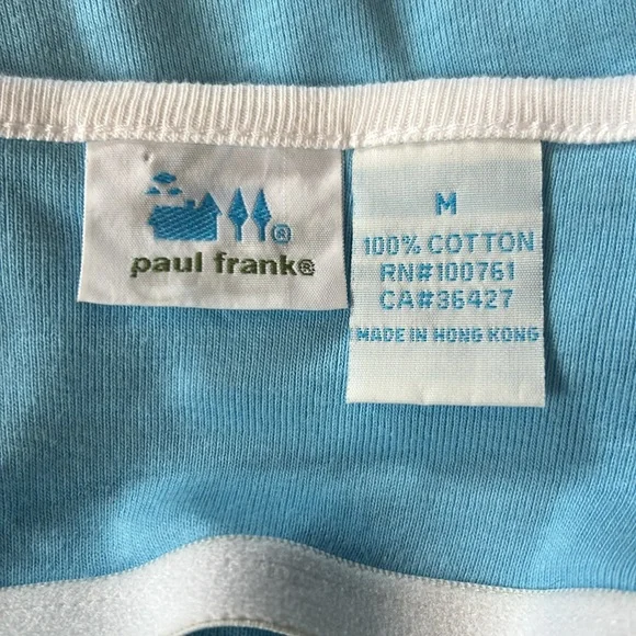 Y2K Rare Paul Frank Skull and Crossbones Halter Top M - Picture 7 of 9